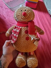 Christmas Gingerbread Man! Bottom Weighted-Stands Up! Primark Home, Much Loved!