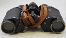 Vintage Binoculars - M Jules Paris - Range 25 - Well Worn Lidless Case
