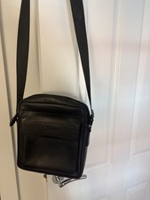 Leather man bag cross body used