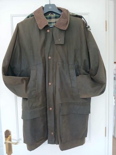Waxed cotton weather proof - waxed,