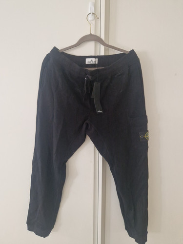 Stone island black - joggers., xl