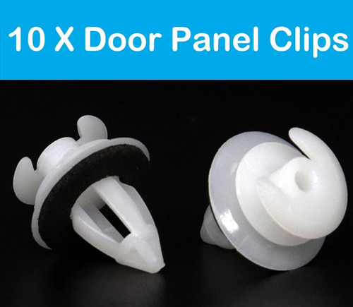 10x door panel card - door, clips