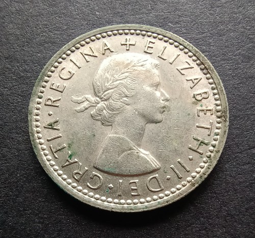1963 sixpence queen - sixpence,