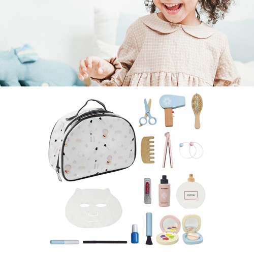 Wooden makeup toy set learning - makeup,