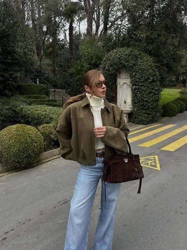 Zara faux suede - faux,