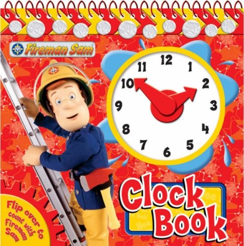 Fireman sam clock book - sam,