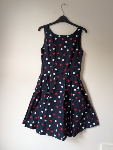 Skater flare dress navy blue - navy,