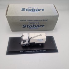 WORLD OF STOBART ATLAS EDITIONS DAF LF/JOHNSTON 600 ROAD SWEEPER 1:76 SCALE+CERT
