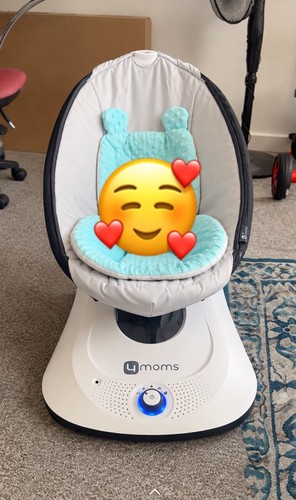 4moms grey baby rocker - grey, model