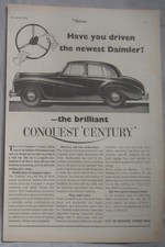 1954 Daimler Conquest Original advert No.3