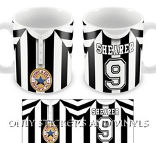 Newcastle Utd Shearer Retro Football Mug - Shearer Mug - Newcastle Utd Mug