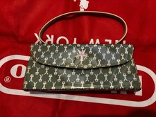 Antoni & Alison Rare Bunny And Star Handbag Green And Beige