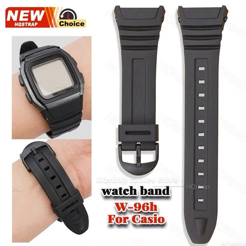 Watch strap flexible black - watch,