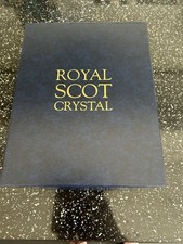 Royal Scot Crystal Champagne Flute Set Presentation Box Included