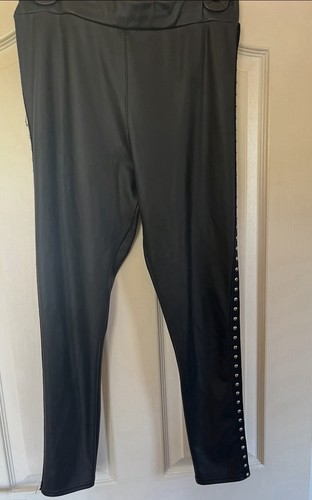 Ladies pvc jeggings - jeggings, size