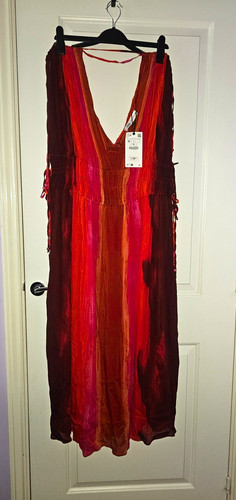 Zara neck sleeveless maxi - zara, v-neck