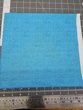 Makower -Cotton Quilting Material - Linen Look Peacock -  1473/T4- 1 Metre