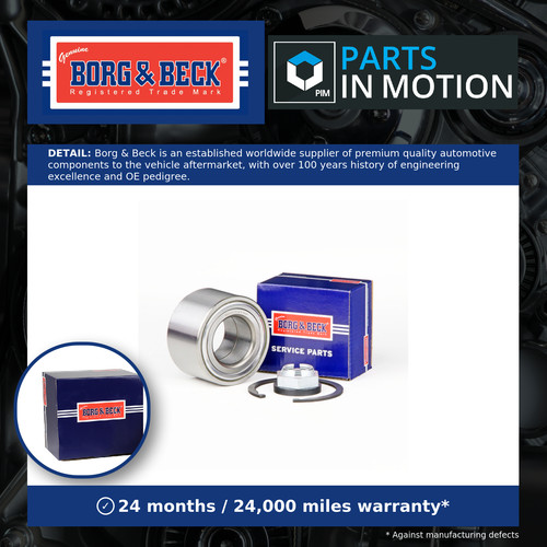 Wheel bearing kit - bearing, fits
