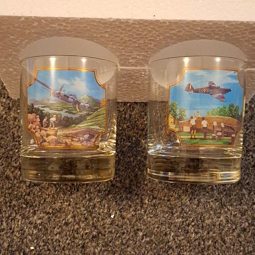 Set clear glass - set, vintage