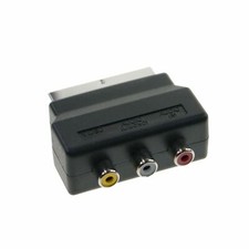 RGB Scart Plug to 3 RCA Female