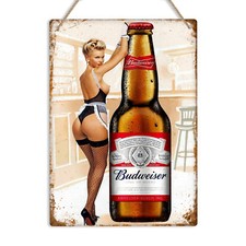 BUDWEISER Pin Up Girl Vintage