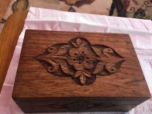 Vintage hand carved wooden - hand-carved,