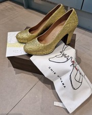 Chie Mihara Gold Textured