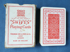 Thomas De La Rue Playing Cards- Swifts- By Royal appointment Late King George V