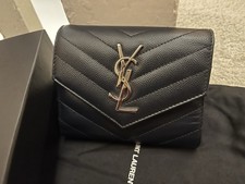 Navy YSL Wallet/Purse