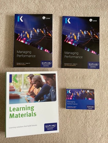 Cima managing performance - cima, e2