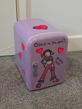 Retro groovy chick - retro, fridge