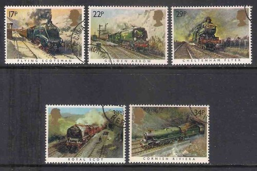 1985 famous trains railway - gb,