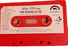 Childrens story cassette tapes - Waltz Disney Wizard of Oz 