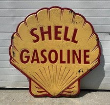 Shell Gasoline Metal Sign