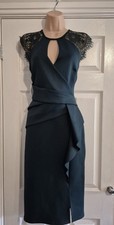 Bnwt Green Lace Trim Dress