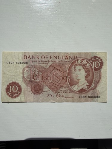 Old english shilling note - 10,