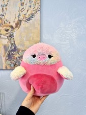Squishmallows Abilene Ostritch 9" Squishmallow Soft Plush Bird Pink Rainbow