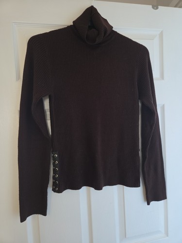 Wallis dark brown ribbed - dark,