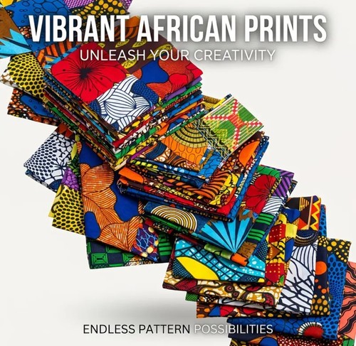 African patchwork fabrics - african,