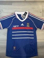 France 1998 Away Football Shirt Vintage Original Adidas Size M Very Rare Retro