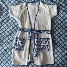 Roller Rabbit Monkey Bath Robe XS