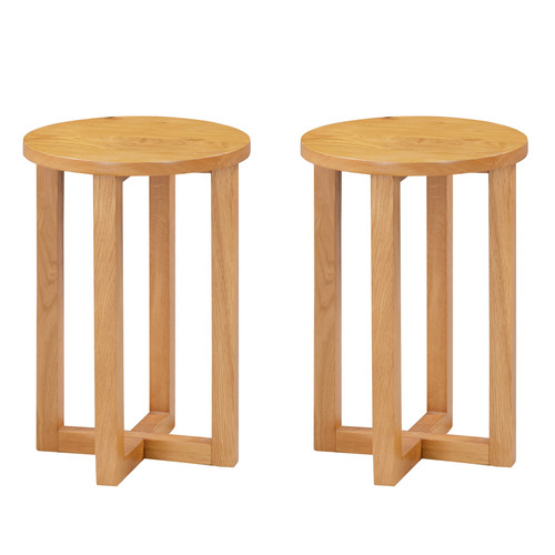 Round side table pair - pair, of