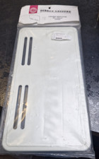 CARAVAN MOTORHOME POLAR WHITE FRIDGE AIR VENT LOUVERED WINTER COVER 384X203MM