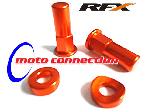 Rfx orange anodised rim lock - rfx,