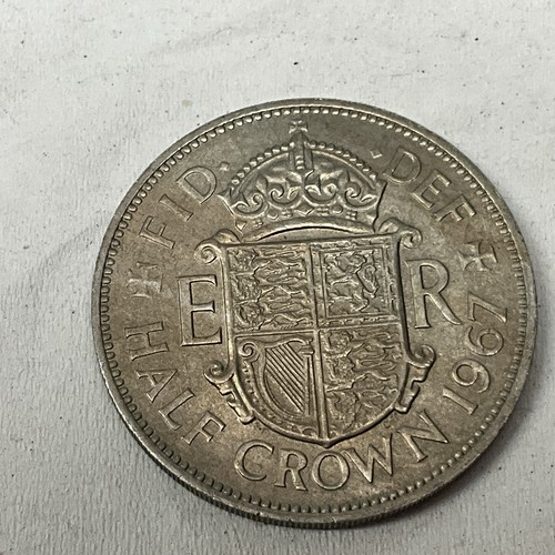 1967 half crown - half, queen