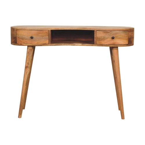 Scandi oak toned wave writing - wave,
