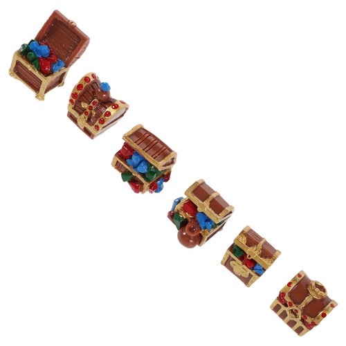 Resin mini pirate treasure - mini,