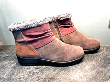 Cotton Traders Fur Lined Suede