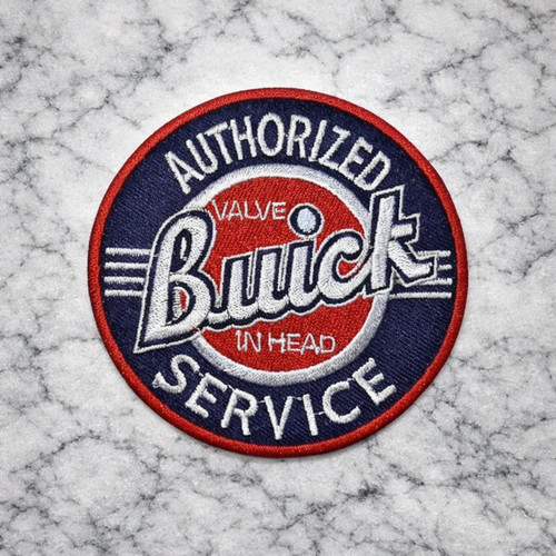Vintage buick embroidered - buick, iron
