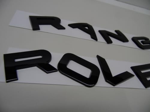 Lettering gloss black letters - black,